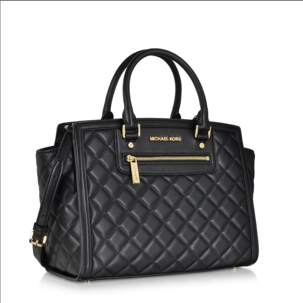 Michael Kors Selma Quilted Leather
Large Satchel